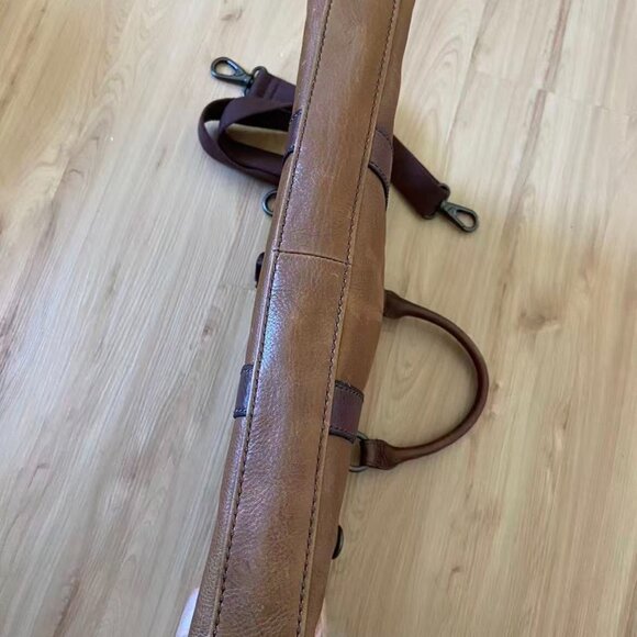 Fossil Mens Pebble Leather Briefcase - Picture 8 of 12